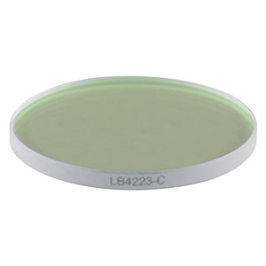 LB4223-C - f = 750 mm, Ø1in UV Fused Silica Bi-Convex Lens, AR Coating: 1050 - 1700 nm