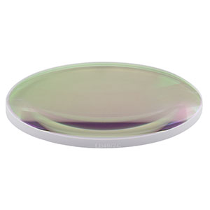 LB4972-C - f = 250 mm, Ø2in UV Fused Silica Bi-Convex Lens, AR Coating: 1050 - 1700 nm