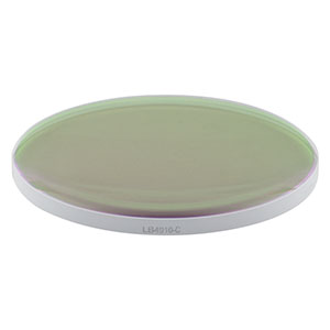 LB4910-C - f = 500 mm, Ø2in UV Fused Silica Bi-Convex Lens, AR Coating: 1050 - 1700 nm