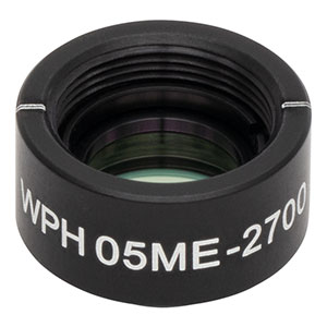 WPH05ME-2700 - Ø1/2in Mounted Polymer Zero-Order Half-Wave Plate, SM05-Threaded Mount, 2700 nm