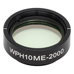 WPH10ME-2000 - Ø1in Mounted Polymer Zero-Order Half-Wave Plate, SM1-Threaded Mount, 2000 nm