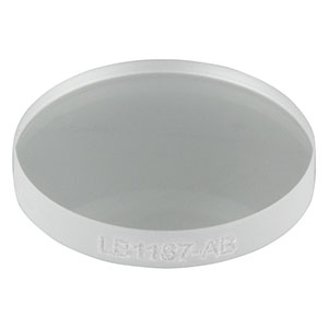 LB1187-AB - N-BK7 Bi-Convex Lens, Ø1/2in, f = 100 mm, AR Coated: 400 - 1100 nm