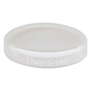 LB4915-YAG - f = 50 mm, Ø1/2in UV Fused Silica Bi-Convex Lens, 532 / 1064 nm V-Coat