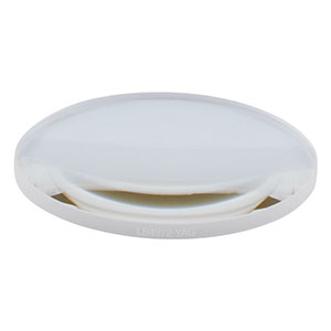 LB4972-YAG - f = 250 mm, Ø2in UV Fused Silica Bi-Convex Lens, 532 / 1064 nm V-Coat