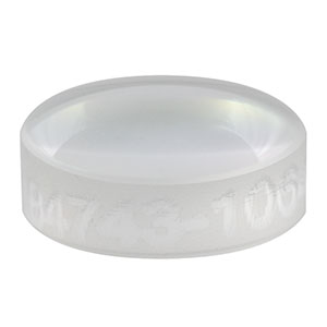 LB4743-1064 - f = 10 mm, Ø5 mm UV Fused Silica Bi-Convex Lens, 1064 nm V-Coat