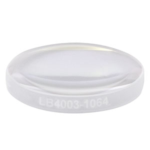 LB4003-1064 - f = 30 mm, Ø1/2in UV Fused Silica Bi-Convex Lens, 1064 nm V-Coat