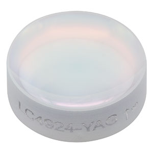 LC4924-YAG - f = -20 mm, Ø1/2in UV Fused Silica Plano-Concave Lens, 532 / 1064 nm V-Coating