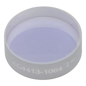 LC4413-1064 - f = -75 mm, Ø1/2in UV Fused Silica Plano-Concave Lens, 1064 nm V-Coating