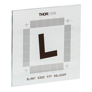 R2L2S2P - Slant Edge MTF Target, 2in x 2in