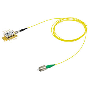 SLD880S-A7 - 7 mW SLD, CWL = 880 nm, 40 nm 3 dB BW, Butterfly Pkg., SM Fiber, FC/APC