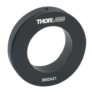 SM2A21 - Externally SM2-Threaded Mounting Adapter with Ø1.20in (Ø30.5 mm) Bore and 2in Outer Diameter
