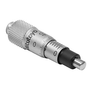 148-205ST-H - 6.5 mm Travel Micrometer Head with 10 µm Graduations, Spherical Tip, 2 mm Hex