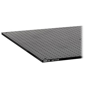 MB7575/M - Aluminum Breadboard, 750 mm x 750 mm x 12.7 mm, M6 Taps