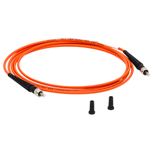 M59L02 - Ø1000 µm, 0.50 NA, SMA-SMA Fiber Patch Cable, Low OH, 2 m Long