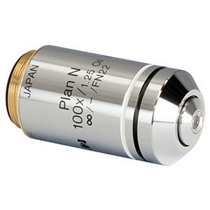 RMS100X-O - 100X Olympus Plan Achromat Oil Immersion Objective, 1.25 NA, 0.150mm WD