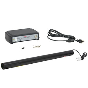 HNL150RB - HeNe Laser, 632.8 nm, 15 mW, Random, 100 - 240 VAC Power Supply Included