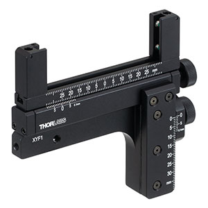 XYF1 - XY Mount for 1/2in - 3in Rectangular Optics, 8-32 Taps