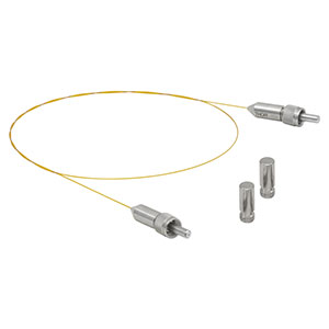 MV63L05 - Ø600 µm, 0.22 NA, UHV, High-Temp. SMA Patch Cable, High OH, 0.5 m Long