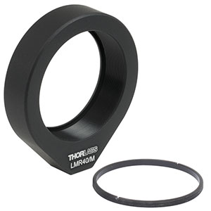 LMR40/M - Lens Mount with Retaining Ring for Ø40 mm Optics, M4 Tap