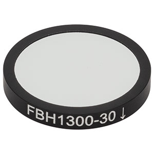 FBH1300-30 - Hard-Coated Bandpass Filter, Ø25 mm, CWL = 1300 nm, FWHM = 30 nm