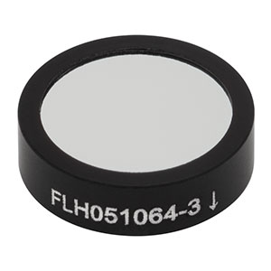 FLH051064-3 - Hard-Coated Bandpass Filter, Ø12.5 mm, CWL = 1064 nm, FWHM = 3 nm