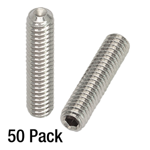 SS8S075 - 8-32 Stainless Steel Setscrew, 3/4in Long, 50 Pack