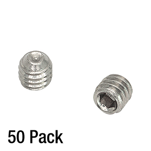 SS4MS4 - M4 x 0.7 Stainless Steel Setscrew, 4 mm Long, 50 Pack