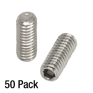 SS4MS10 - M4 x 0.7 Stainless Steel Setscrew, 10 mm Long, 50 Pack