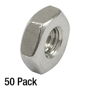 N8S0340 - 8-32 Stainless Steel Nut, 50 Pack