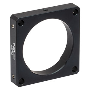 LCP36 - 60 mm Cage Plate with Ø2.2in (Ø56.0 mm) Double Bore for SM2 Lens Tube Mounting