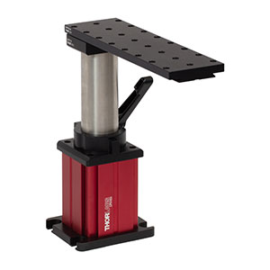 MP10/M - Rigid Stand with Platform, M6 x 1.0 Taps, Height: 151.4 - 216.4 mm