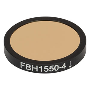 FBH1550-4 - Hard-Coated Bandpass Filter, Ø25 mm, CWL = 1550 nm, FWHM = 4 nm