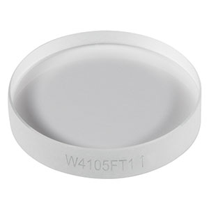 W4105FT1 - Ø1in Single-Sided Textured Broadband Antireflective Window, UVFS, AR Range: 400 - 1100 nm, t = 5.0 mm