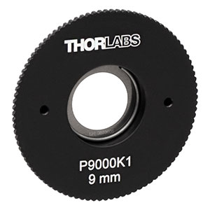 P9000K1 - SM1-Threaded, Ø1.20in (30.5 mm) Mounted Pinhole, 9000 ± 80 μm Pinhole Diameter, Stainless Steel