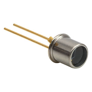 FDBS22 - Black Si Photodiode, 15 ns Rise Time, 240 - 1170 nm, 2.0 mm x 2.0 mm Active Area