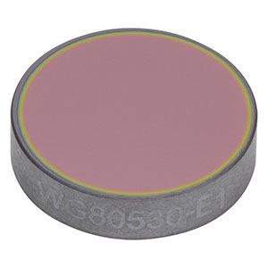 WG80530-E1 - Ø1/2in, Silicon Broadband Precision Window, AR Coated: 2 - 5 μm