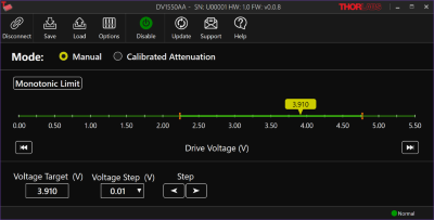 Tunable Laser GUI