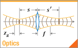 Modified Thin-Lens Equation for Laser Beams