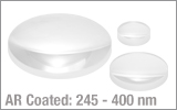 UV Fused Silica, UV Coated 